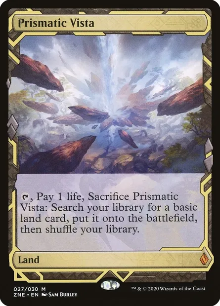 Prismatic Vista, Magic card ZNE 27 — Zendikar Rising Expeditions set