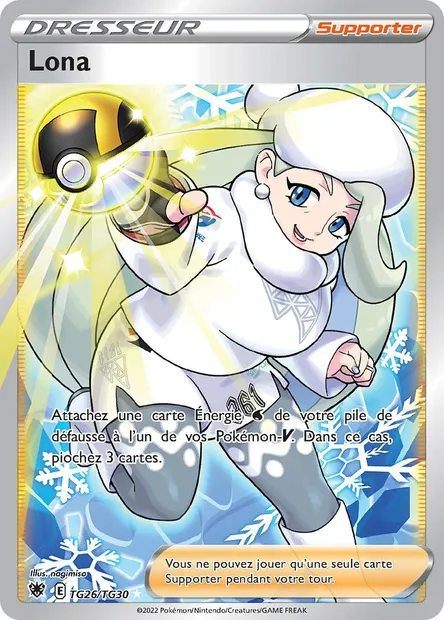 Lona, carte Pokémon ASR TG26 — extension Astres Radieux