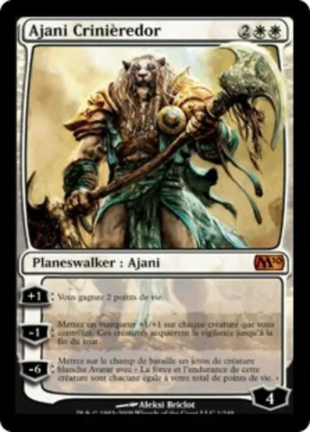 Ajani Crinièredor, carte Magic M10 1 — extension Magic 2010