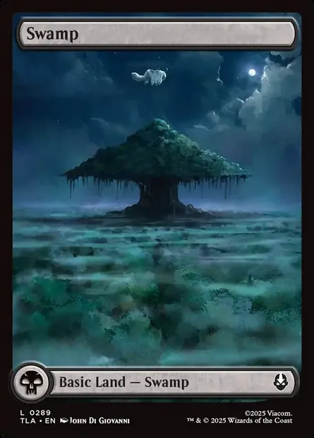 Swamp, Magic card TLA 289 — Avatar: The Last Airbender set