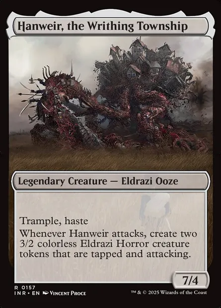Hanweir, the Writhing Township, Magic card INR 157b — Innistrad Remastered set