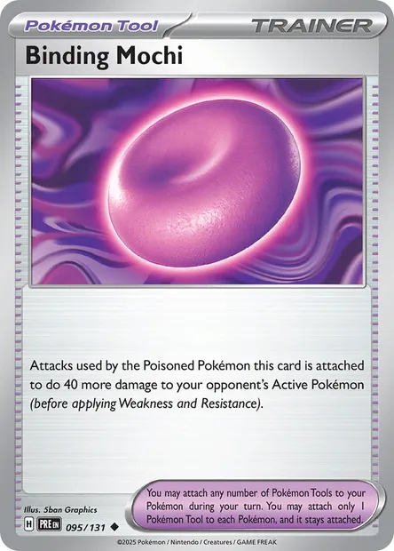 Binding Mochi, Pokémon card PRE 095 — Prismatic Evolutions set