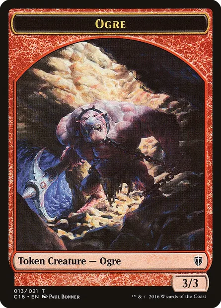 Ogre, Magic card TC16 13 — Commander 2016 Tokens set