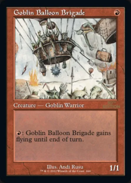 Goblin Balloon Brigade, Magic card 30A 446 — 30th Anniversary Edition set
