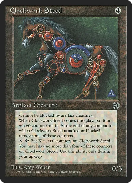 Clockwork Steed, Magic card HML 103 — Homelands set
