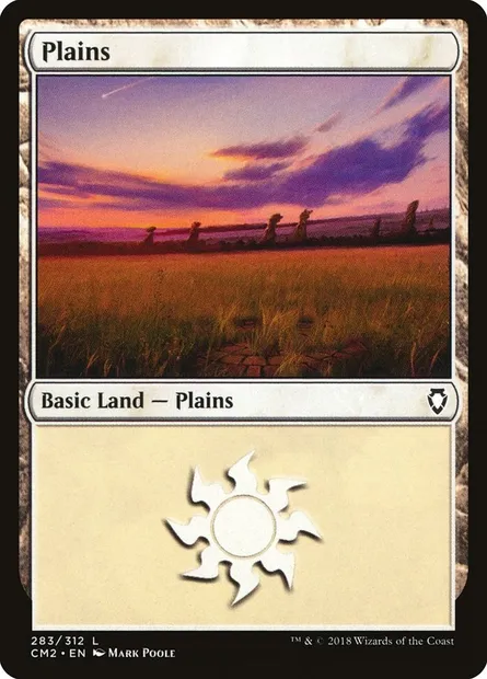 Plains, Magic card CM2 283 — Commander Anthology Volume II set