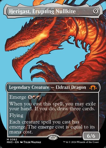 Herigast, Erupting Nullkite, Magic card MH3 362 — Modern Horizons 3 set