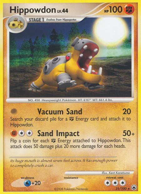 Hippodocus, carte Pokémon MD 21 — extension Aube Majestueuse
