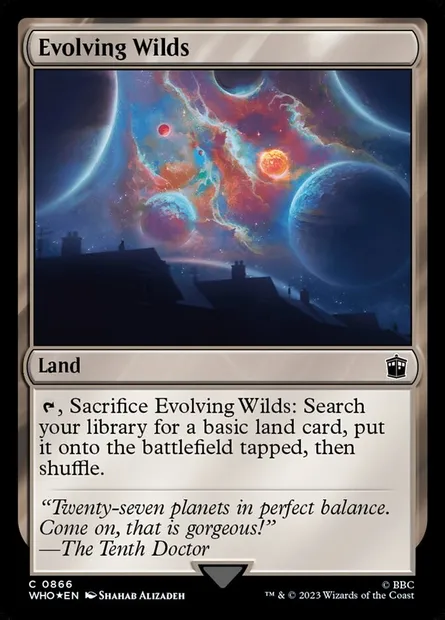 Evolving Wilds, Magic card WHO 866 — Doctor Who set