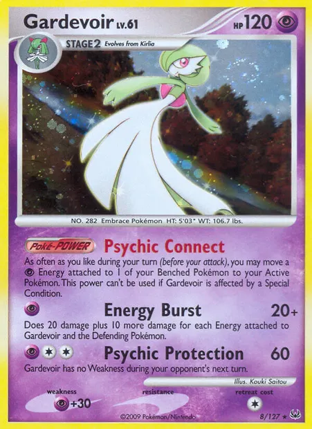 Gardevoir, Pokémon card PL 8 — Platinum set