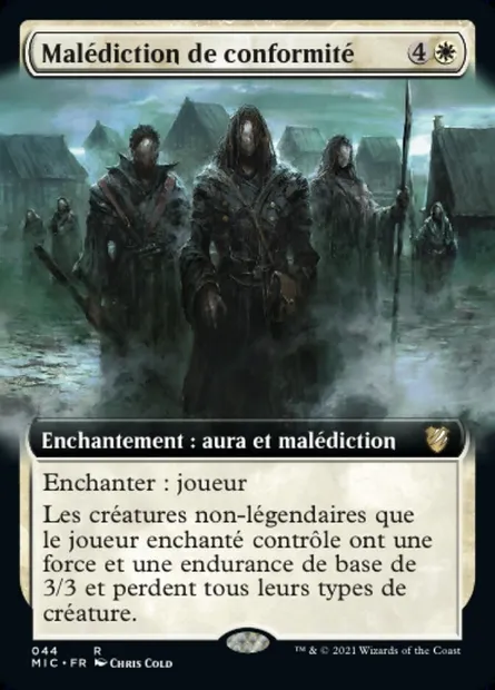 Malédiction de conformité, carte Magic MIC 44 — extension Midnight Hunt Commander
