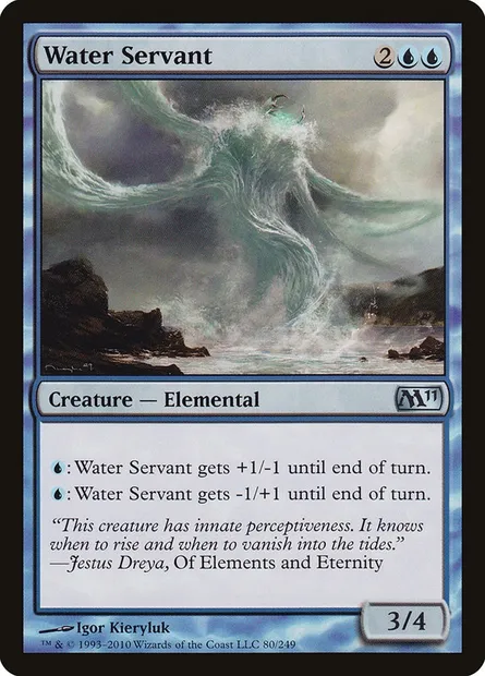 Water Servant, Magic card M11 80 — Magic 2011 set