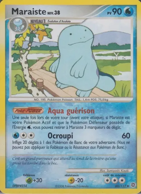 Maraiste, carte Pokémon SW 60 — extension Merveilles Secrètes