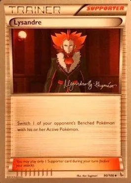Lysandre, Pokémon card WCD15 090-5 — World Championship Decks 2015 set