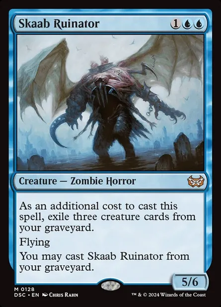 Skaab Ruinator, Magic card DSC 128 — Duskmourn: House of Horror Commander set