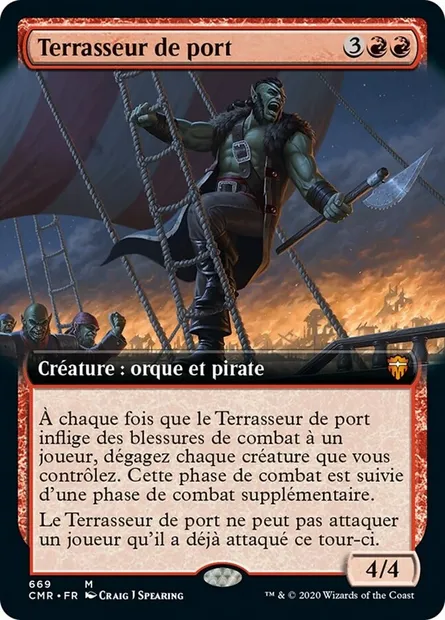 Terrasseur de port, carte Magic CMR 669 — extension Commander Legends