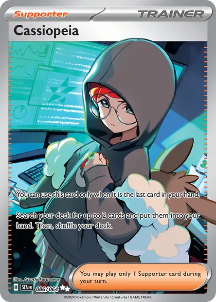 Cassiopeia, Pokémon card SFA 086 — Shrouded Fable set