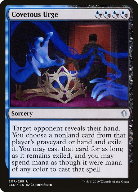 Covetous Urge, Magic card ELD 207 — Throne of Eldraine set