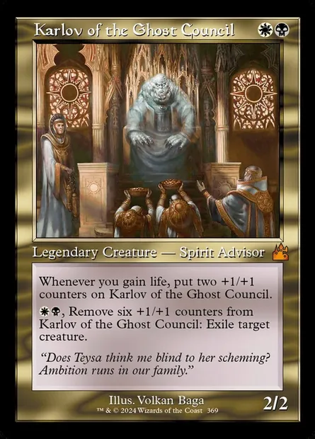 Karlov of the Ghost Council, Magic card RVR 369 — Ravnica Remastered set