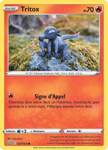 Tritox, carte Pokémon BST 27 — extension Styles de combat