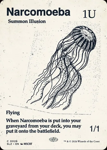 Narcoamibe, carte Magic SLZ 26 — extension The Zeta Set