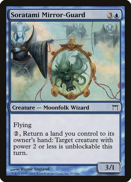 Soratami Mirror-Guard, Magic card CHK 87 — Champions of Kamigawa set