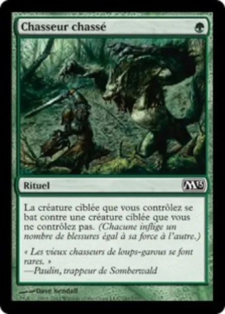 Chasseur chassé, carte Magic M13 181 — extension Magic 2013