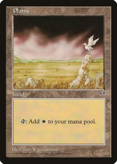 Plaine, carte Magic MIR 334 — extension Mirage