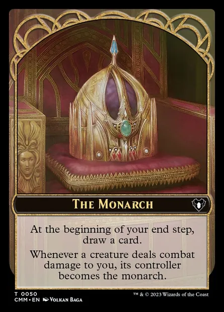 The Monarch, carte Magic TCMM 50 — extension Commander Masters Tokens