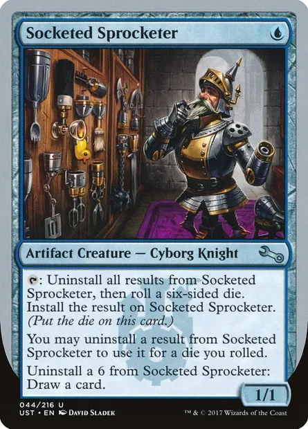 Socketed Sprocketer, Magic card UST 44 — Unstable set