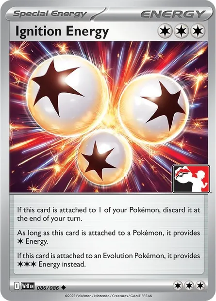 Ignition Energy, Pokémon card PPS 086-6 — Play! Pokémon Prize Pack Series set