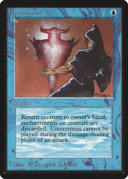 Unsummon, Magic card LEB 87 — Limited Edition Beta set