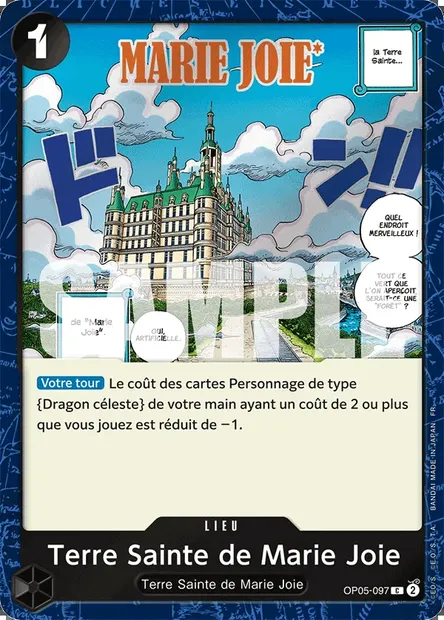 Terre Sainte de Marie Joie, carte One Piece OP05-097 — extension AWAKENING OF THE NEW ERA
