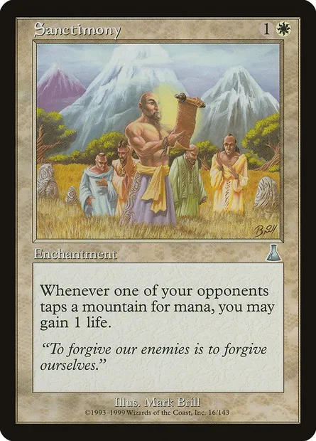 Tartuferie, carte Magic UDS 16 — extension Destinée d'Urza