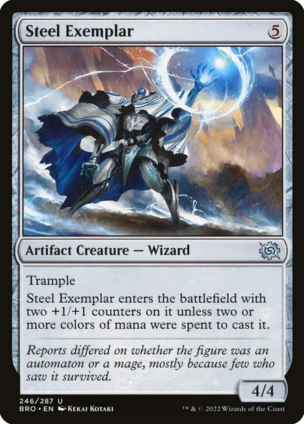 Steel Exemplar, Magic card BRO 246 — The Brothers' War set