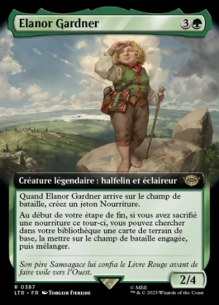 Elanor Gardner, carte Magic LTR 387 — extension Le Seigneur des Anneaux : chroniques de la Terre du Milieu