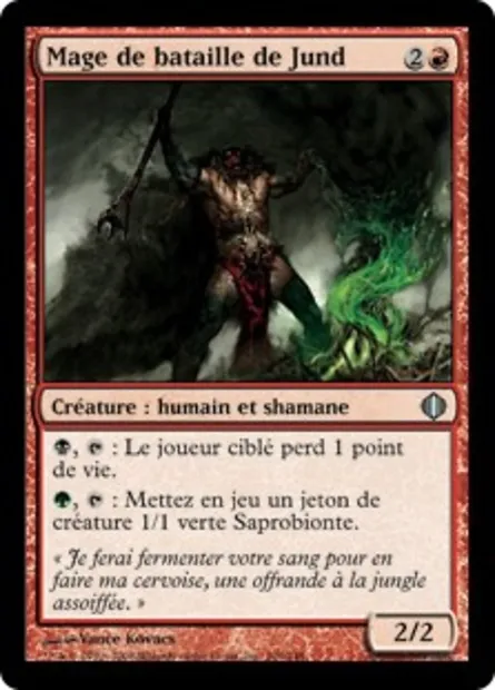 Mage de bataille de Jund, carte Magic ALA 106 — extension Les éclats d'Alara