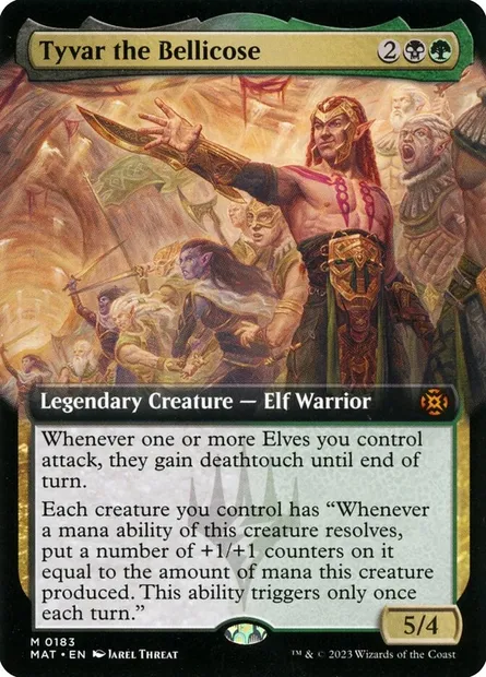 Tyvar the Bellicose, Magic card MAT 183 — March of the Machine: The Aftermath set