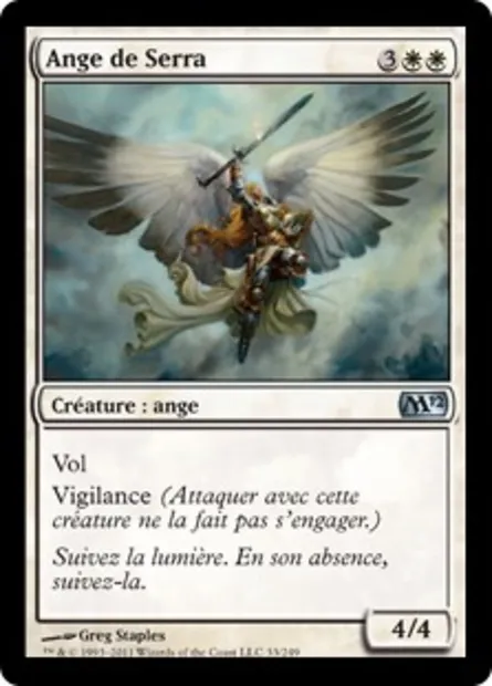 Ange de Serra, carte Magic M12 33 — extension Magic 2012