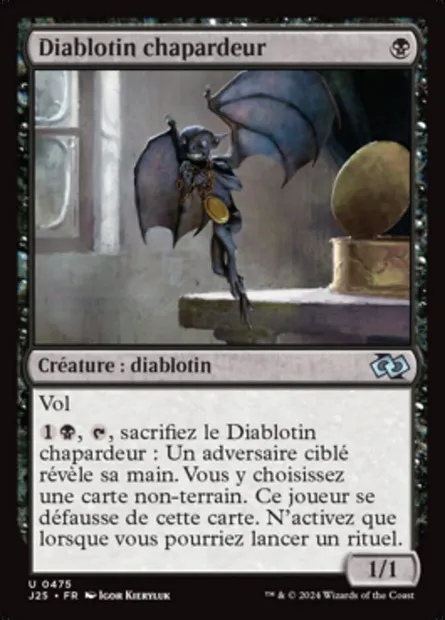 Diablotin chapardeur, carte Magic J25 475 — extension Foundations Jumpstart