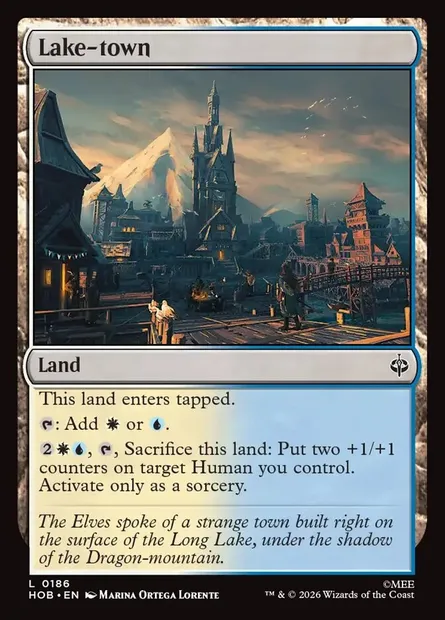 Lake-town, Magic card HOB 186 — The Hobbit set