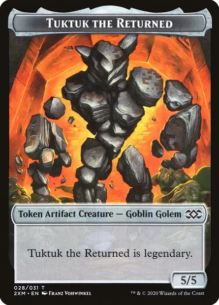 Tuktuk the Returned, Magic card T2XM 28 — Double Masters Tokens set