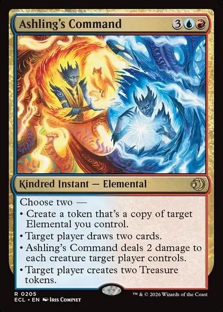 Ashling's Command, Magic card ECL 205 — Lorwyn Eclipsed set