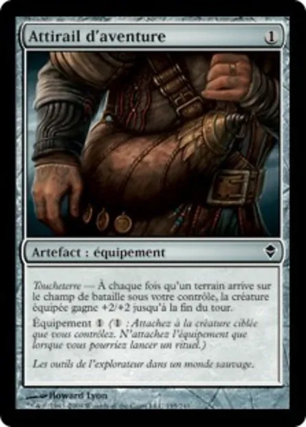 Attirail d'aventure, carte Magic ZEN 195 — extension Zendikar