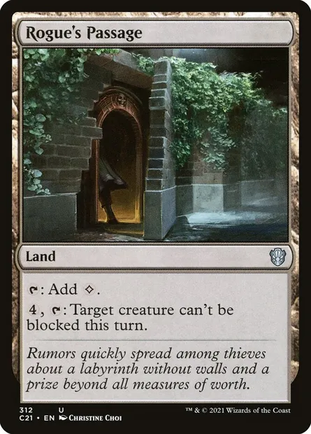 Rogue's Passage, Magic card C21 312 — Commander 2021 set