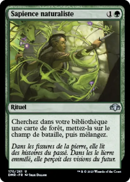 Sapience naturaliste, carte Magic DMR 170 — extension Dominaria Remastered