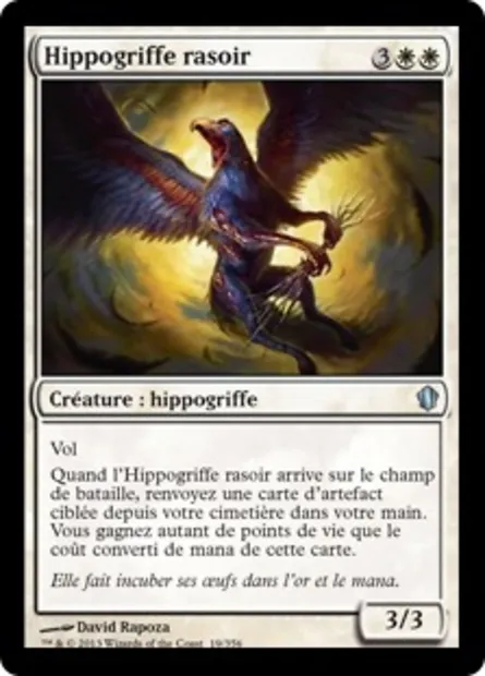 Hippogriffe rasoir, carte Magic C13 19 — extension Commander 2013