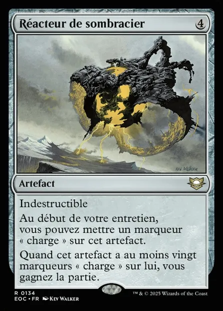 Réacteur de sombracier, carte Magic EOC 134 — extension Edge of Eternities Commander