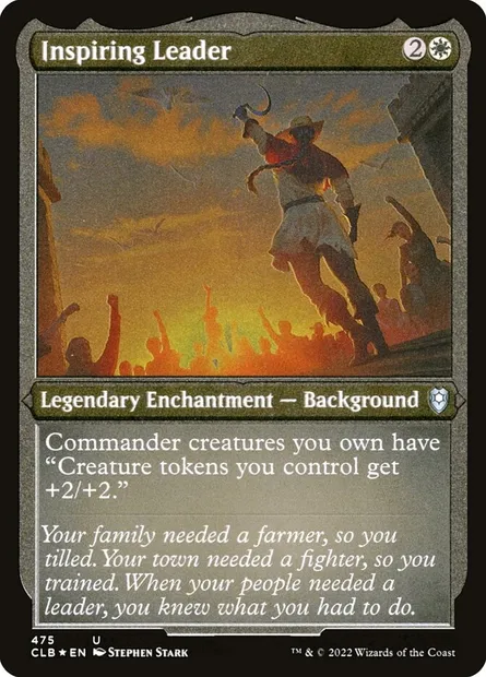 Inspiring Leader, Magic card CLB 475 — Commander Legends: Battle for Baldur's Gate set
