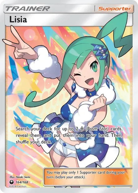 Lisia, Pokémon card CES 164 — Celestial Storm set